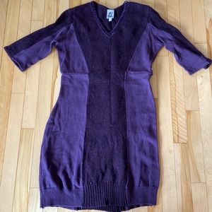 Wool and cotton dress (Canada made)